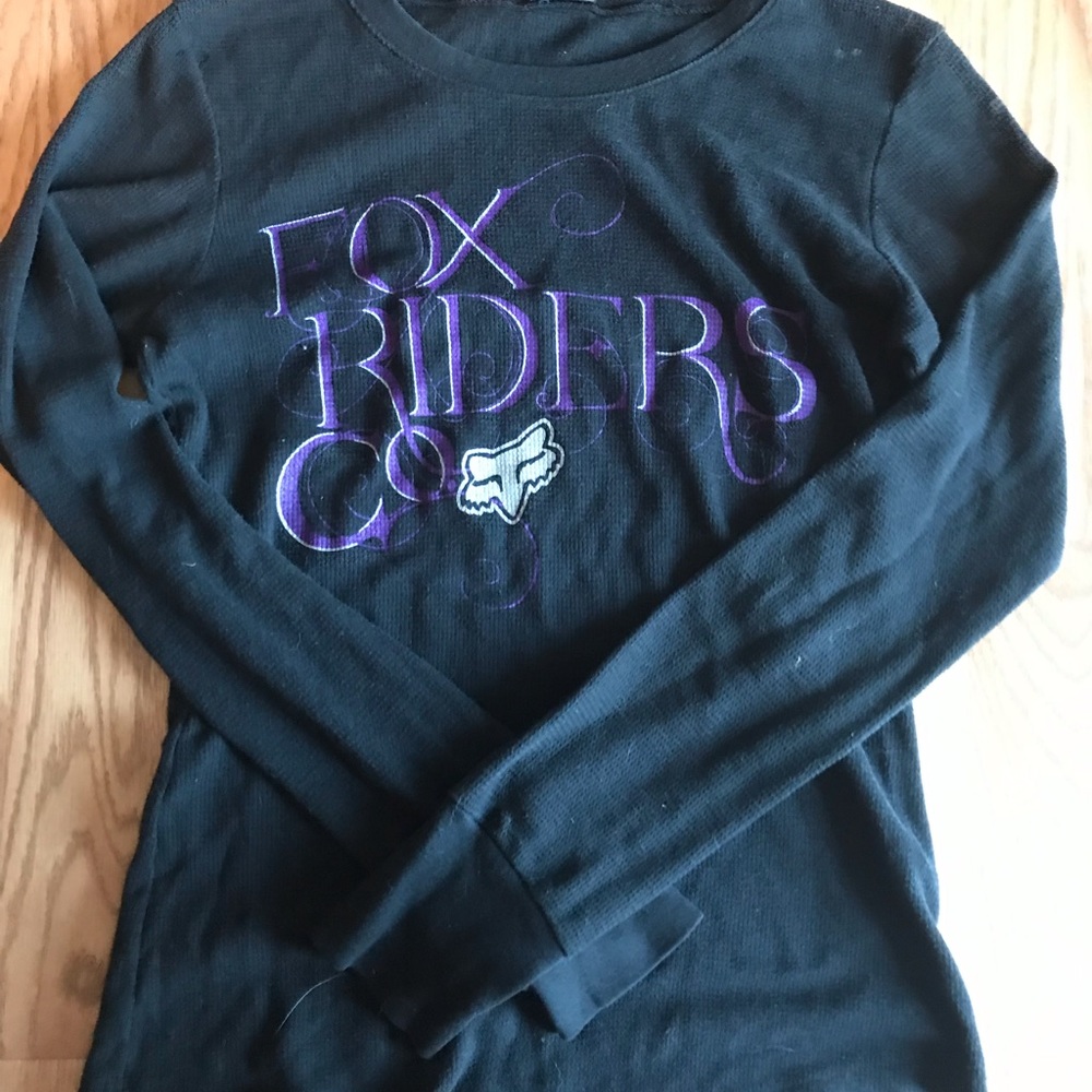 Juniors Fox Racing Thermal Black. Size Medium